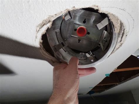 electrical box ceiling hole too big california|electrical outlet hole too big.